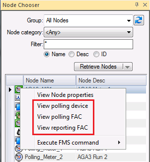 Viewing and Editing SCADA Properties